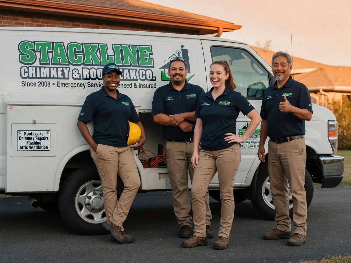 Chimney flashing repair company in Potter, WI